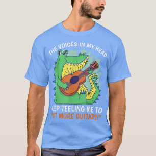 T-shirt Plus de guitares avec un dragon pour la musique