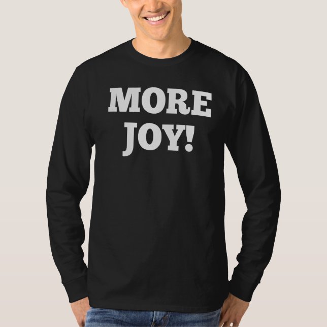 T-shirt Plus de joie (Devant)