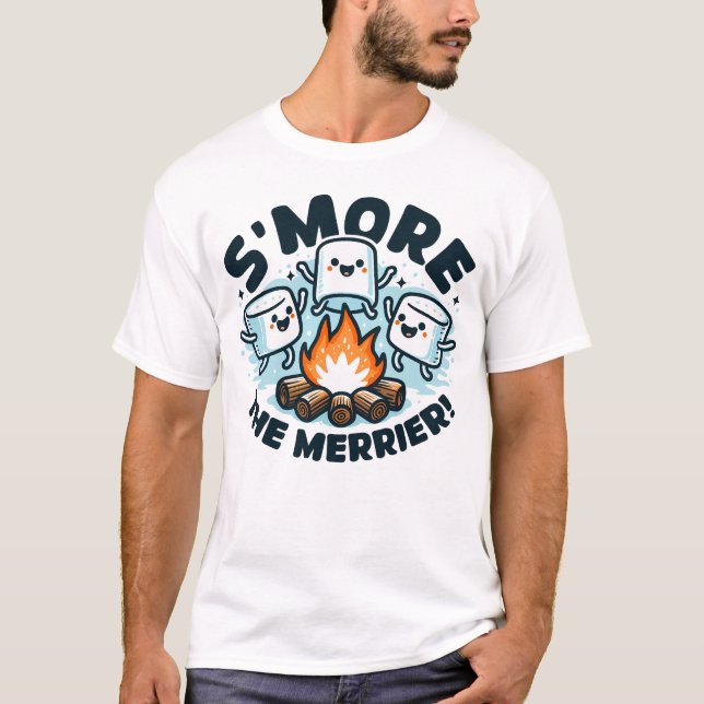 T-shirt plus de jour - C'est plus le Merrier ! (Devant)
