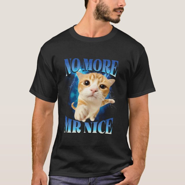T-shirt Plus de M. humour gentil détraqué Brainrot chat dr (Devant)