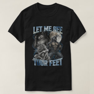 T-shirt Plus de Monsieur Gentil Mème de Loup Alpha Drôle P