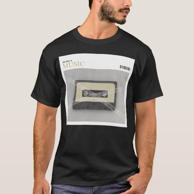 T-shirt plus de musique (Devant)
