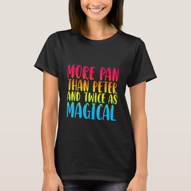 T-shirt Plus De Pan Que Peter Et Deux Fois Comme Magique (Devant)