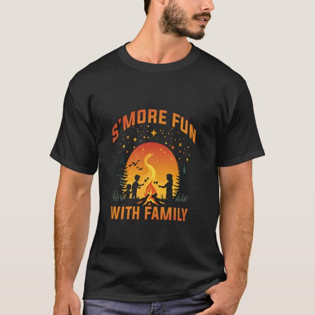T-SHIRT PLUS DE PLAISIR EN FAMILLE (Devant)