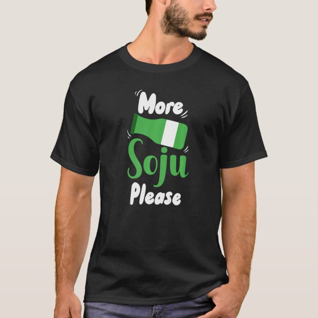 T-shirt Plus de Soju Prière Premium (Devant)