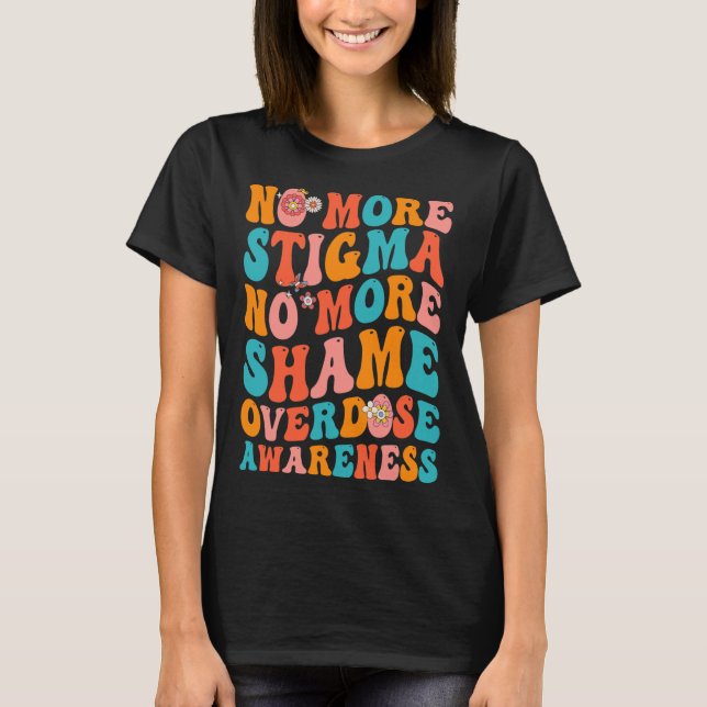 T-shirt Plus De Stigmatisation Plus De Sensibilisation À L (Devant)