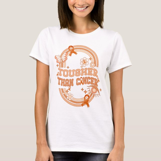 T-shirt plus difficile que le cancer leucémie cancer Sensi (Devant)