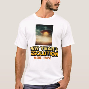 T-shirt Plus d'OVNI-Résolution du Nouvel An