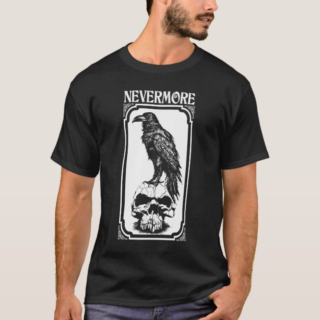 T-shirt Plus | Edgar Allan Poe - Le Corbeau (Devant)