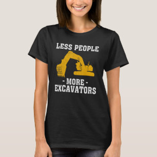 T-shirt Plus Excavateurs Travailleur de construction Funny