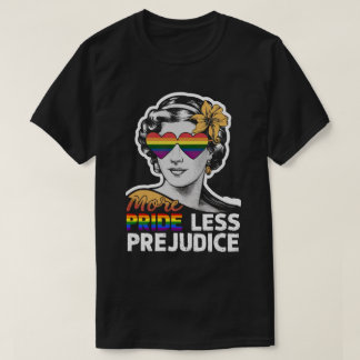 T-shirt Plus Fierté Moins Préjudice LGBTQ Mois Ally Lesbie
