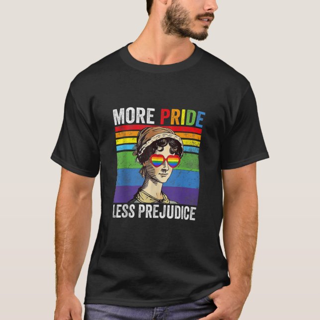 T-shirt Plus Fierté Moins Préjugés Lgbt Gay Fier Ally Tank (Devant)