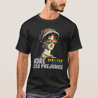 T-shirt Plus Fierté Moins Préjugés Lgbt Gay Fière Ally Fie