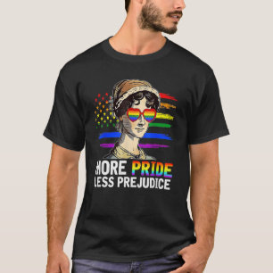 T-shirt Plus Fierté Moins Préjugés Lgbt Gay Fière Ally Fie