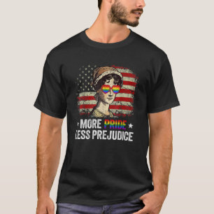 T-shirt Plus Fierté Moins Préjugés Lgbt Gay Fière Ally Fie