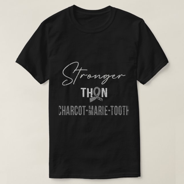 T-shirt Plus fort CHARCOT-MARIE-TOOTH Warrior (Design devant)
