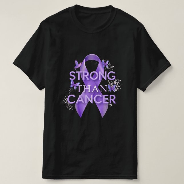 T-Shirt Plus Fort que le Cancer (Design devant)