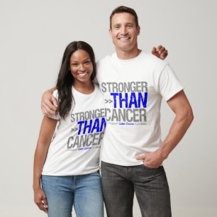 T-shirt Plus fort que le Cancer - cancer du colon