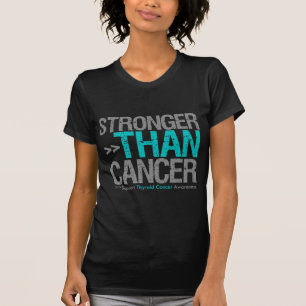 T-shirt Plus fort que le cancer - Cancer du thyroïde