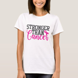 T-shirt Plus fort que le cancer Sensibilisation au cancer