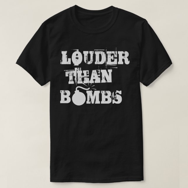 T-shirt Plus fort que les bombes (Design devant)