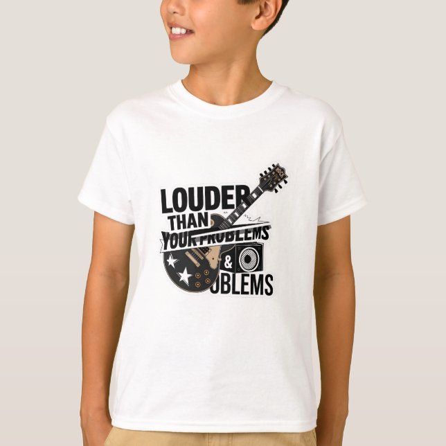 T-shirt Plus fort que vos problèmes (Devant)