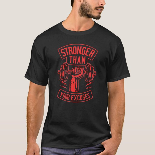 T-shirt Plus fort que votre cadeau ecuses (Devant)