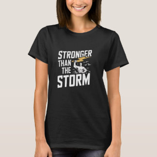 T-shirt Plus forte que la tempête la foi chrétienne surmon