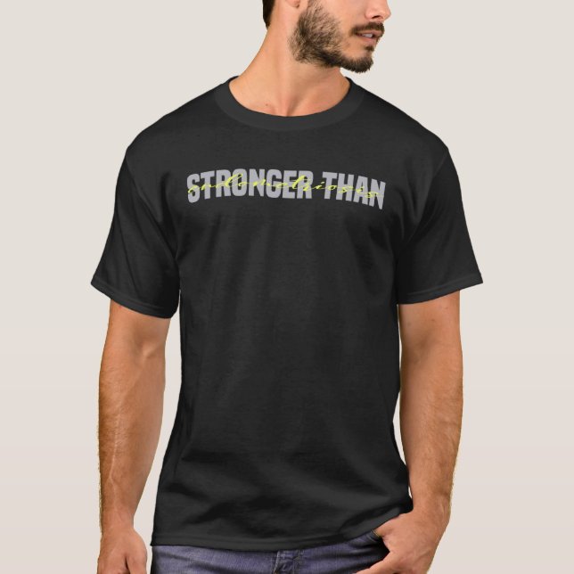 T-shirt Plus forte que l'endométriose Endometriose (Devant)