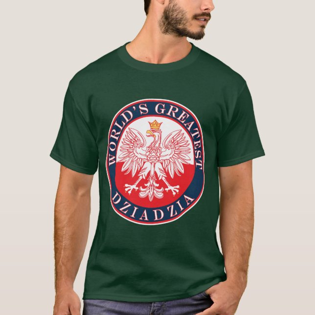 T-shirt Plus grand Dziadzia du monde (Devant)