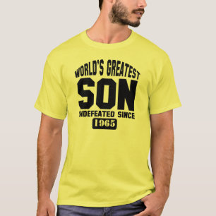 T-shirt Plus grand fils personnalisable