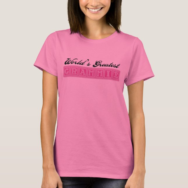 T-shirt Plus grand Grammie du monde (Devant)