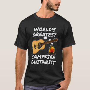 T-shirt Plus Grand Guitariste de Feu de Camp au Monde, Mus