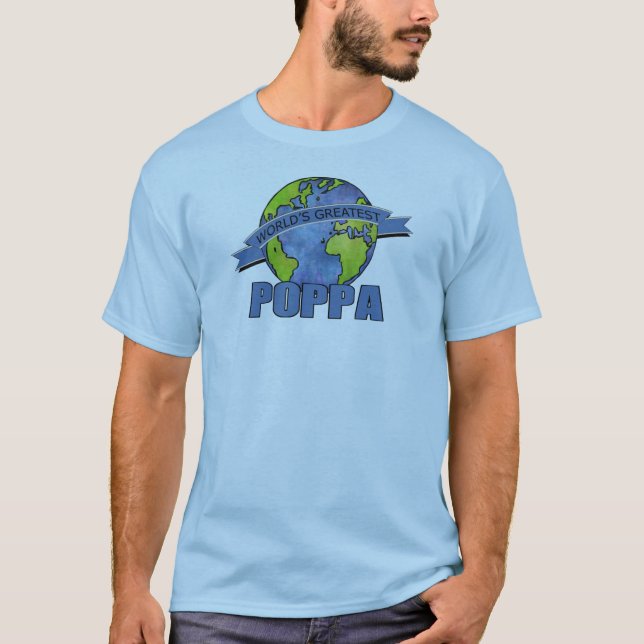 T-shirt Plus Grand Papa du Monde (Devant)