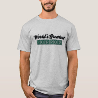 T-shirt Plus grand PopPop du monde (vert)