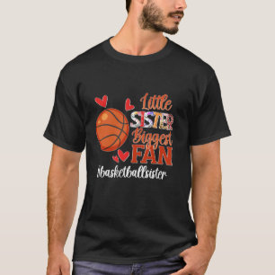T-shirt Plus Grand Ventilateur Basketball Petite Soeur D'U