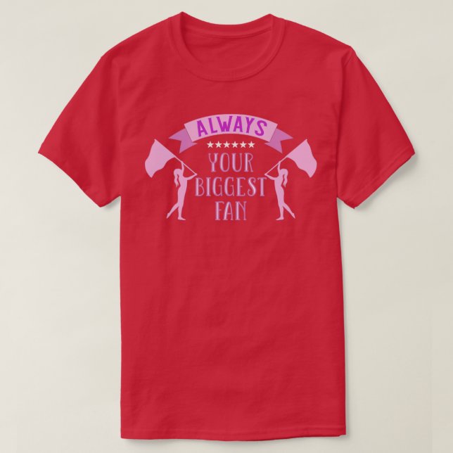 T-shirt Plus grand Ventilateur Garde couleur maman (Design devant)