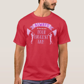 T-shirt Plus grand Ventilateur Garde couleur maman