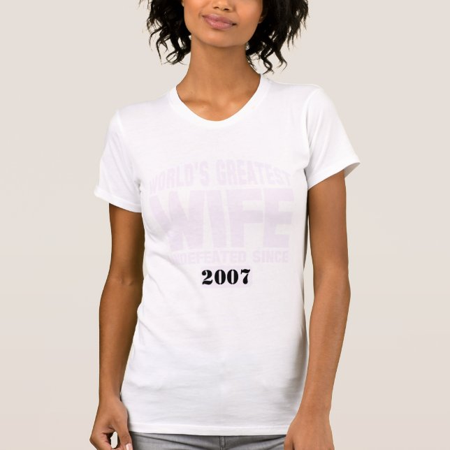 T-shirt Plus grande épouse personnalisable (Devant)