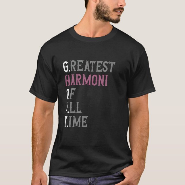 T-shirt Plus grande Harmoni de tous les temps  GOAT  Harmo (Devant)