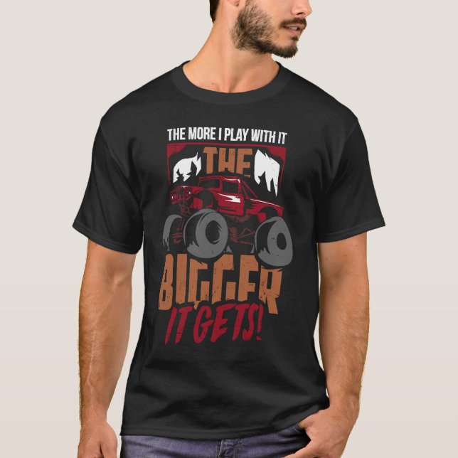 T-shirt Plus Je Joue Avec Elle, Plus Elle Devient Monster (Devant)