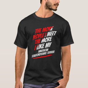 T-shirt Plus Je Rencontre De Personnes Dans Le Staffordshi