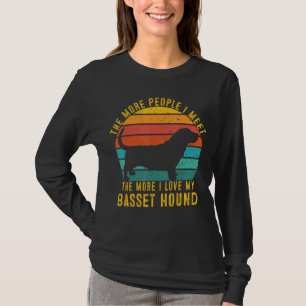 T-shirt Plus Je Rencontre De Personnes, Plus J'Aime Mon Ba