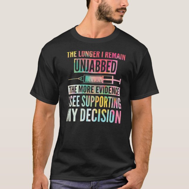 T-shirt Plus Je Reste Injappé, Plus J'Ai De Preuves (Devant)