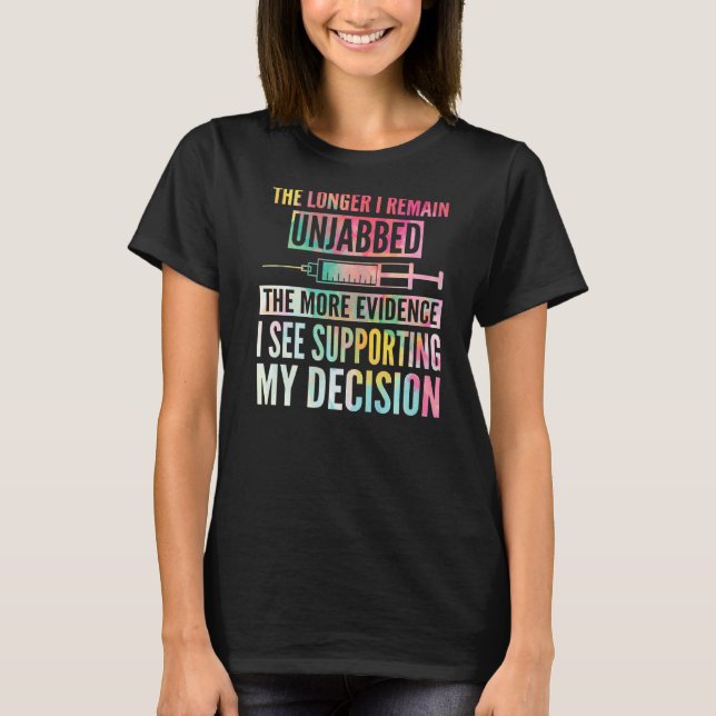 T-shirt Plus Je Reste Injappé, Plus J'Ai De Preuves (Devant)