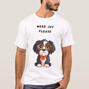 T-shirt Plus Joie S'Il Vous Plaît Chien Drôle