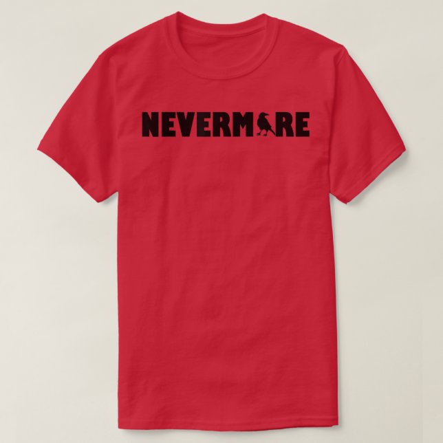 T-shirt Plus Le Corbeau Edgar Allan Poe Halloween Dar (Design devant)