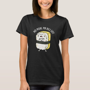 T-shirt Plus M. Rice Guy Funny Sushi Pun Dark BG