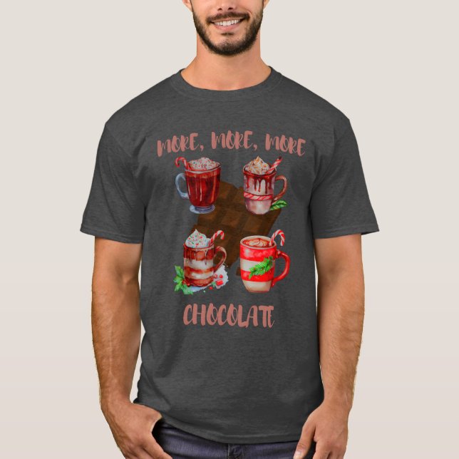 T-shirt Plus plus plus famille de chocolat (Devant)
