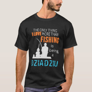 T-shirt Plus que l'amour de la pêche Dziadziu Pologne Polo
